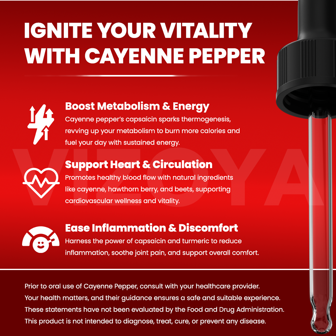 Cayenne Pepper - Liquid Drops