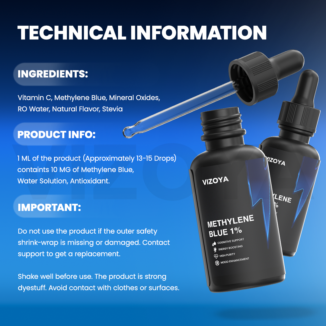 Methylene Blue 1% - Liquid Drops