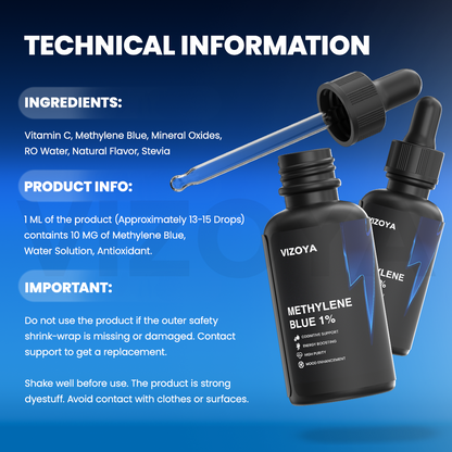 Methylene Blue 1% - Liquid Drops