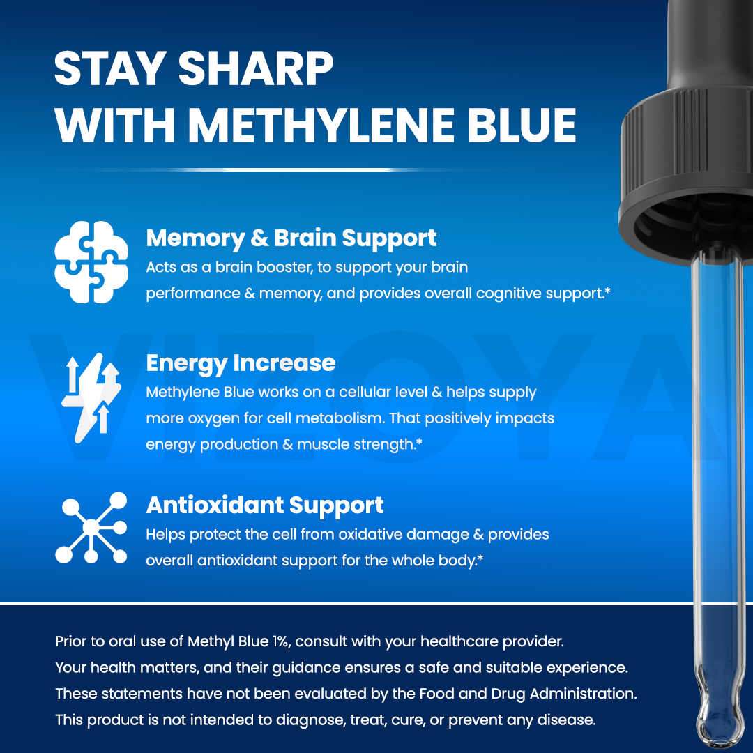 Methylene Blue 1% - Liquid Drops